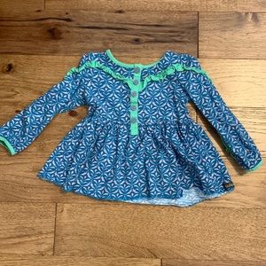 Sold! Matilda Jane size 4 blue, purple and green tunic dress for girls